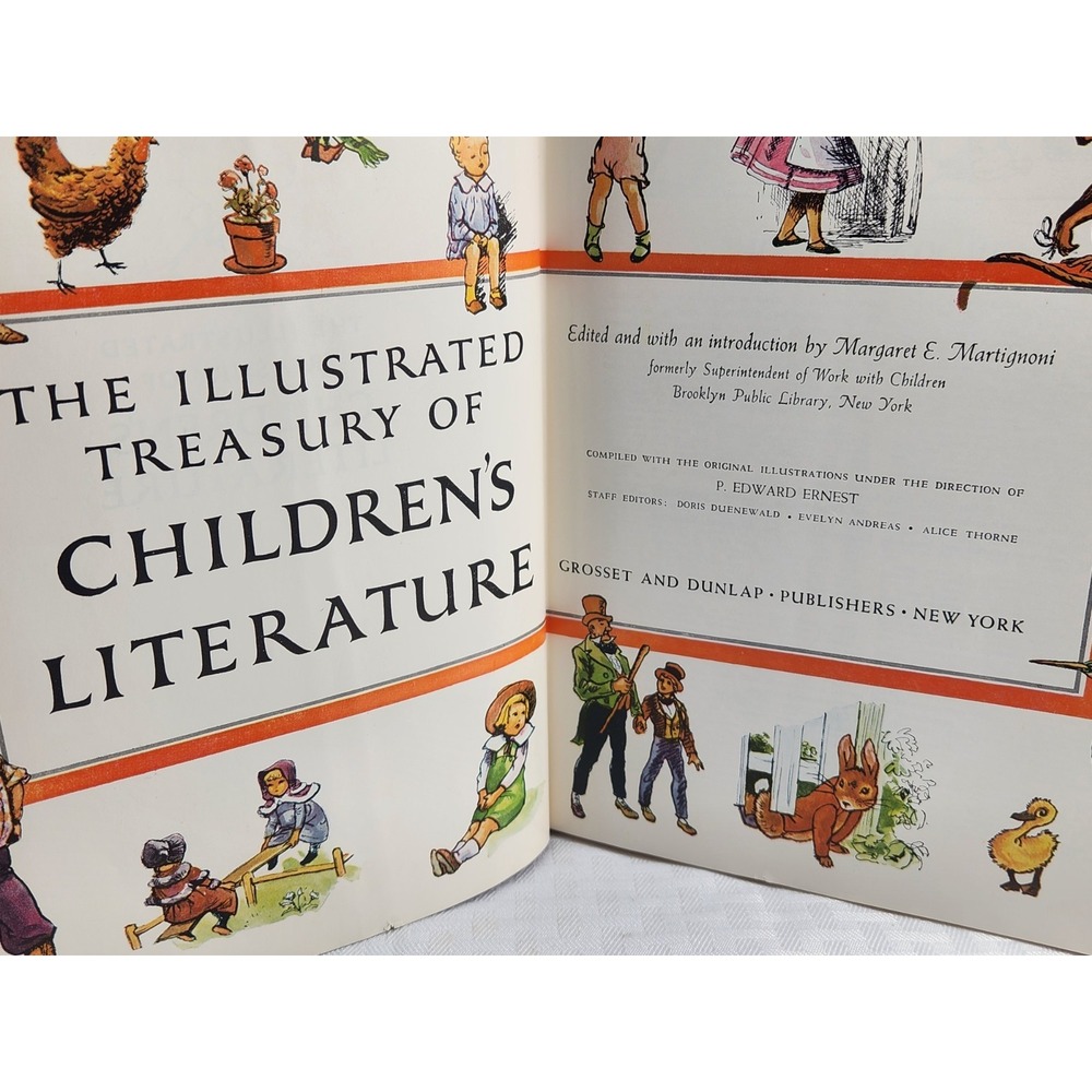 The Illustrated Treasury‎ of Children's Literature, 1955 Grosset & Dunlap, HC